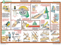 Комплект плакатов "Безопасность труда при деревообработке" - fgospostavki.ru - Чита