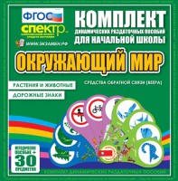 Динамические раздаточные пособия. Окружающий мир (веера). Животные и растения, дорожные знаки. - fgospostavki.ru - Чита