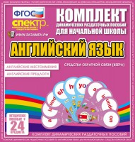 Динамические раздаточные пособия. Английский язык (веера). Английские местоимения, английские предлоги. - fgospostavki.ru - Чита