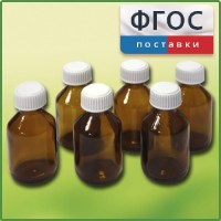 Набор склянок для растворов реактивов 30 миллилитров (6 штук) - fgospostavki.ru - Чита