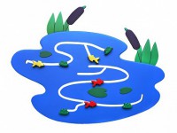 Сенсомоторное декоративно-развивающее панно "Река" - fgospostavki.ru - Чита