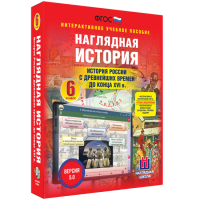 Наглядная история. История России с древнейших времен до конца XVI века. 6 класс - fgospostavki.ru - Чита