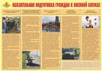 Плакат "Обязательная подготовка граждан к военной службе" - fgospostavki.ru - Чита