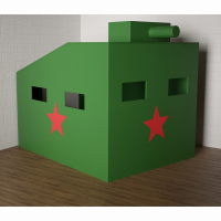 Игровой домик «Танк» - fgospostavki.ru - Чита