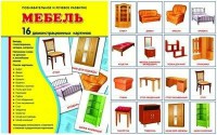 Демонстрационные карточки "Мебель" - fgospostavki.ru - Чита
