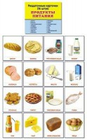 Раздаточные карточки "Продукты питания" - fgospostavki.ru - Чита