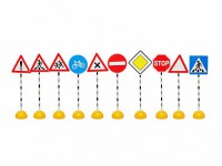Комплект стоек с дорожными знаками № 1 - fgospostavki.ru - Чита
