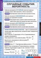Комплект таблиц. Теория вероятностей и математическая статистика. - fgospostavki.ru - Чита