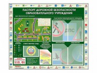 Стенд-уголок "Паспорт дорожной безопасности образовательного учреждения" - fgospostavki.ru - Чита