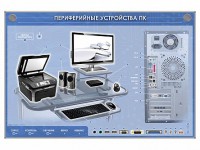 Электрифицированный информационный стенд-тренажер "Периферийные устройства персонального компьютера" с функцией контроля и обучения - fgospostavki.ru - Чита