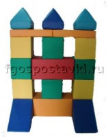 Мягкий модуль-конструктор "Башня" (17 элементов) - fgospostavki.ru - Чита