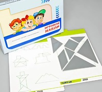 Игровой набор "Танграм" (с комплектом карточек) - fgospostavki.ru - Чита