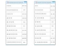 Комплект карточек (10) "Обучающий калейдоскоп. Умножение на 7, 8 и 9" - fgospostavki.ru - Чита