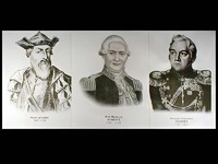 Портреты путешественников (25 штук, формат А3) - fgospostavki.ru - Чита
