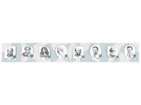 Стенд-лента "Выдающиеся ученые-биологи" - fgospostavki.ru - Чита