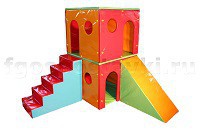 Домик игровой двухэтажный (комплект) - fgospostavki.ru - Чита
