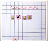 Магнитно-маркерная доска "Клетка" (86 см х 75 см) - fgospostavki.ru - Чита