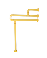 Поручень напольно-настенный с антибактериальным покрытием (желтый) - fgospostavki.ru - Чита