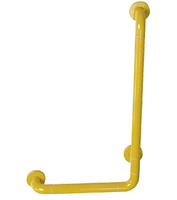 Поручень опорный L-образный вертикальный (желтый) - fgospostavki.ru - Чита