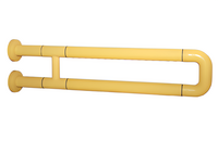 Поручень неоткидной двухопорный с антибактериальным покрытием (желтый) - fgospostavki.ru - Чита