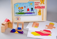 Игровой набор Фребеля "Конструктор деревянный без соединений-2" (Серия "Эксперимент") - fgospostavki.ru - Чита