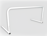 Барьер тренировочный регулируемой высоты (кнопочный фиксатор) - fgospostavki.ru - Чита