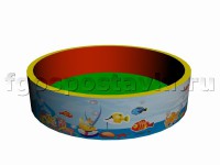 Сухой бассейн круглый с шелкографией - fgospostavki.ru - Чита