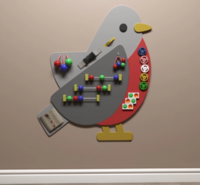 Бизиборд «Перелетный снегирь» - fgospostavki.ru - Чита