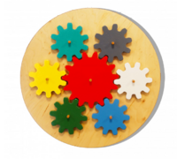 Бизиборд «Цветные шестеренки» - fgospostavki.ru - Чита