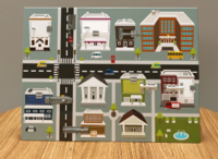 Настенная панель «Городские улицы» - fgospostavki.ru - Чита