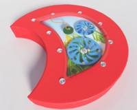 Настенный игровой модуль в виде части гусеницы с весами - fgospostavki.ru - Чита