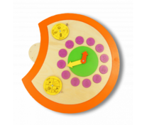 Настенный игровой модуль в виде части гусеницы-времени - fgospostavki.ru - Чита