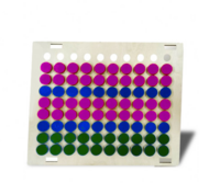 Тактильно-развивающая панель «Цветные фигурки» - fgospostavki.ru - Чита