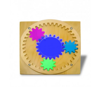 Тактильно-развивающая панель «Цветные шестеренки» - fgospostavki.ru - Чита