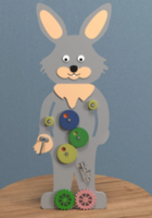 Бизиборд «Пасхальный кролик» - fgospostavki.ru - Чита