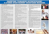 Стенд "Содействие гражданско-патриотическому и духовно-нравственному воспитанию молодежи" - fgospostavki.ru - Чита
