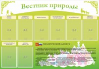 Стенд "Вестник природы" Вариант 4 - fgospostavki.ru - Чита