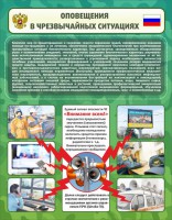 Стенд "Оповещения в чрезвычайных ситуациях" - fgospostavki.ru - Чита