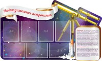 Стенд "Наблюдательная астрономия" - fgospostavki.ru - Чита
