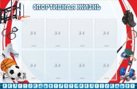 Стенд "Спортивная жизнь" Вариант 1 - fgospostavki.ru - Чита