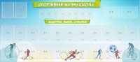 Стенд "Спортивная жизнь школы" - fgospostavki.ru - Чита