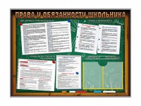 Стенд-уголок "Права и обязанности школьника" - fgospostavki.ru - Чита