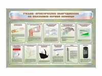 Стенды "Учебно-практическое оборудование по оказанию первой помощи" - fgospostavki.ru - Чита