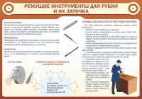 Стенд "Режущие инструменты для рубки и их заточки" - fgospostavki.ru - Чита