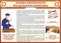 Стенд "Техника безопасности при долблении древесины" - fgospostavki.ru - Чита