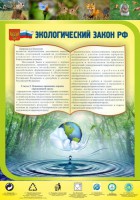 Стенд "Экологический закон РФ" - fgospostavki.ru - Чита