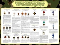 Стенд "Государственные ордена РФ" - fgospostavki.ru - Чита