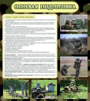 Стенд "Огневая подготовка" Вариант 2 - fgospostavki.ru - Чита