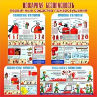 Стенд "Пожарная безопасность" Вариант 2 - fgospostavki.ru - Чита