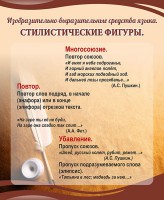 Стенд "Стилистические фигуры" Вариант 1 - fgospostavki.ru - Чита